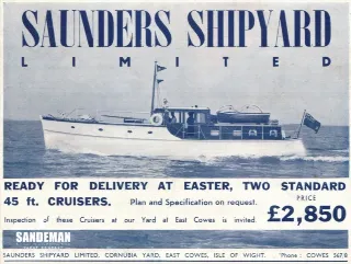 Foto 102 di 108: Saunders-Roe 45 FT Medina Class Twin Screw Motor Yacht 1938/2018