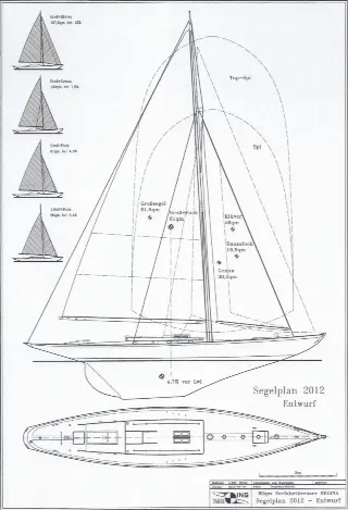 Foto 99 di 112: Abeking & Rasmussen 51 ft 80 sq m Seefahrtkreuzer Sloop 1936/2013