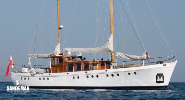 John Bain 73 ft Twin Screw Ketch Motorsailer 1964/2017
