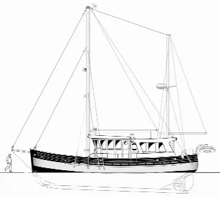 Foto 84 di 98: GL WATSON 55 ft MFV Motorsailer 1960